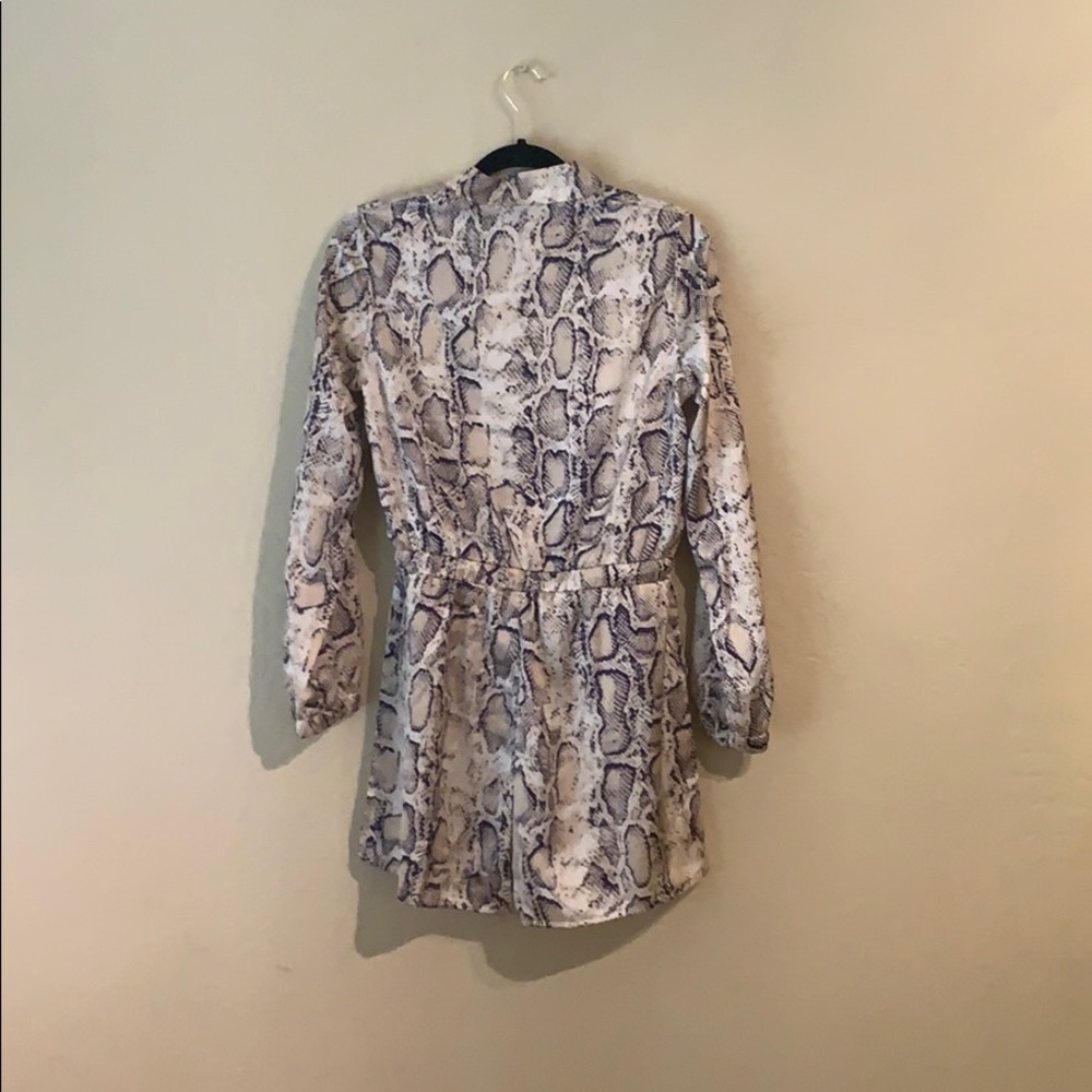 NWOT Snake Print Romper - Picture 2 of 5